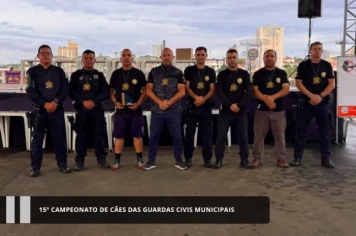 Foto - 15º Campeonato de Cães das guardas civis municipais