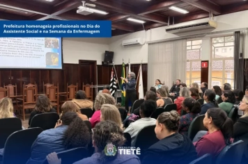 Homenagem ao dia da Assistente Social e semana da enfermagem