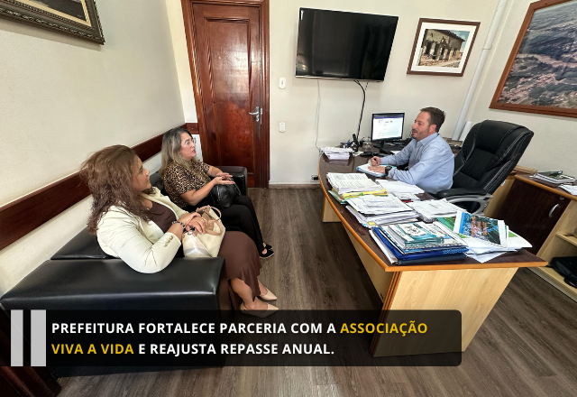 Prefeitura fortalece parceria com a Associação Viva a Vida e reajusta repasse anual