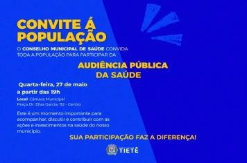 CONVITE Á POPULAÇÃO