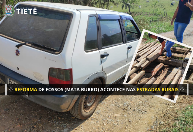 REFORMA DE FOSSOS (MATA BURRO) ACONTECE NAS ESTRADAS RURAIS