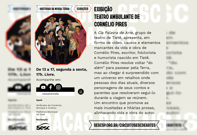 Circuito Sesc de artes - Teatro