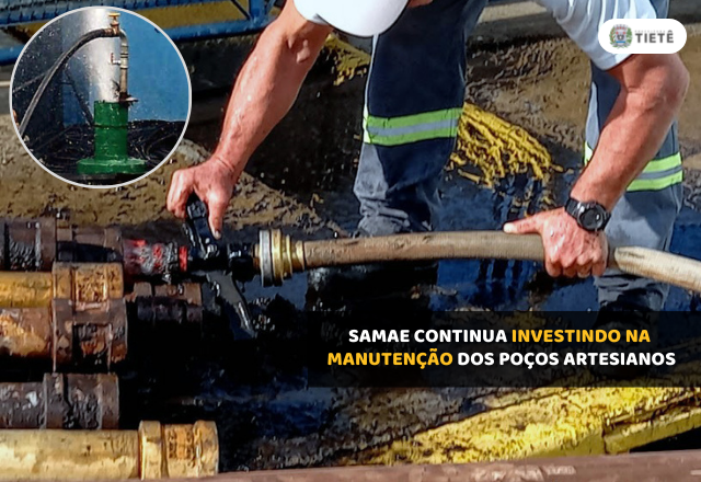 SAMAE CONTINUA INVESTINDO NA MANUTENÇÃO DOS POÇOS ARTESIANOS