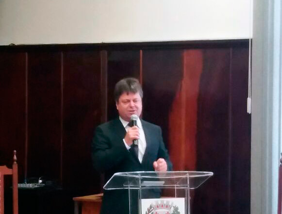 Vlamir Sandei recebe secretário da Justiça e da Defesa da Cidadania do Estado