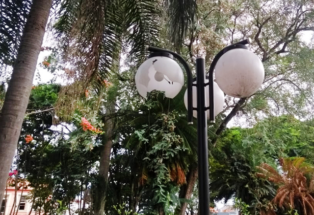 Praça Dr. Elias Garcia sofre ato de Vandalismo