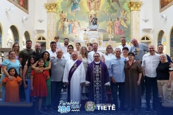 Missa celebra os 184 anos de Tietê