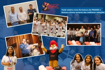 Tietê celebra nova formatura do PROERD e destaca alunos autores das melhores redações