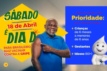 Vacinação contra a Influenza é ampliada no município e terá Dia D neste sábado (18)