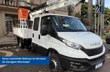Novo Caminhão Reforça os Serviços da Garagem Municipal