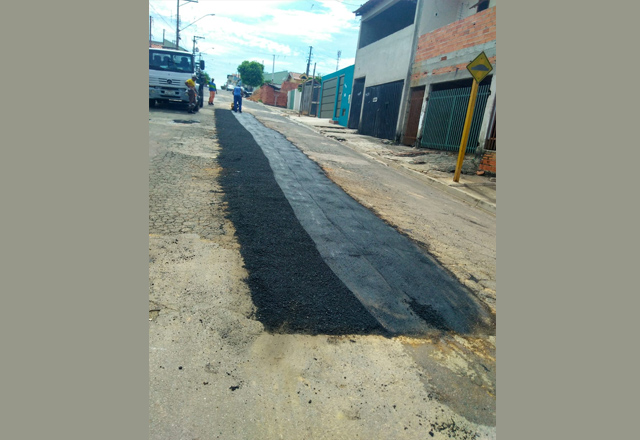 SAMAE realiza reparos em vias do Bairro São Pedro