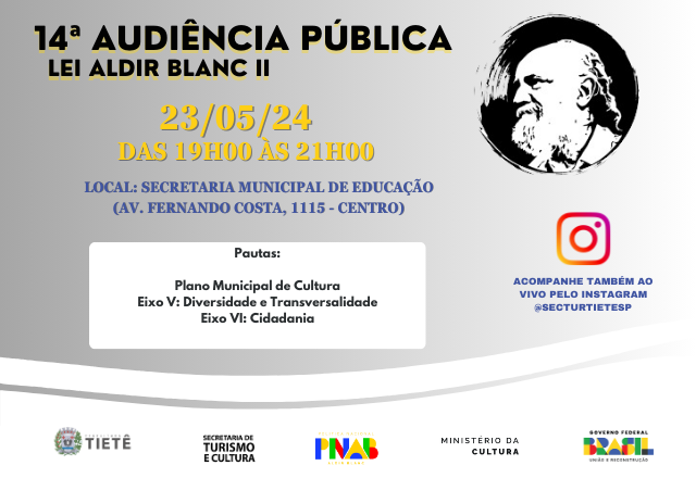 14ª AUDIÊNCIA PÚBLICA - LEI ALDIR BLANC ||