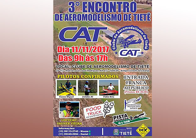 Tietê recebe show de aeromodelismo