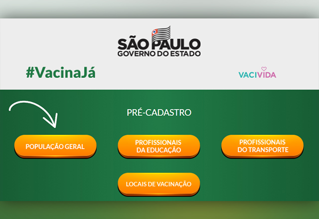 MORADORES DE TIETÊ DE 18 A 59 ANOS DE IDADE PODERÃO SE ANTECIPAR E CADASTRAR-SE NO VACINAJA, PARA AGILIZAR O PROCESSO DE VACINAÇÃO EM CADA DIA