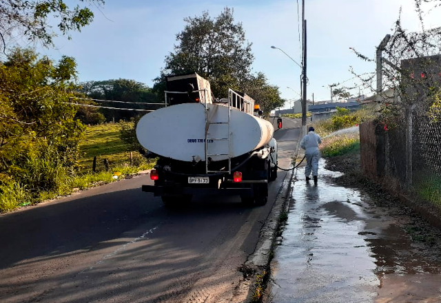 A Prefeitura do Município de Tietê, segue com as desinfecções em locais públicos