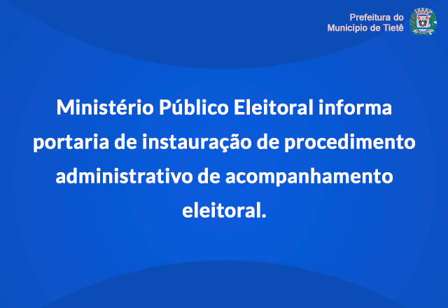 Informativo do Ministério Público Eleitoral