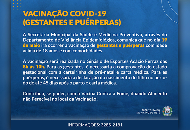 Vacinação Gestantes