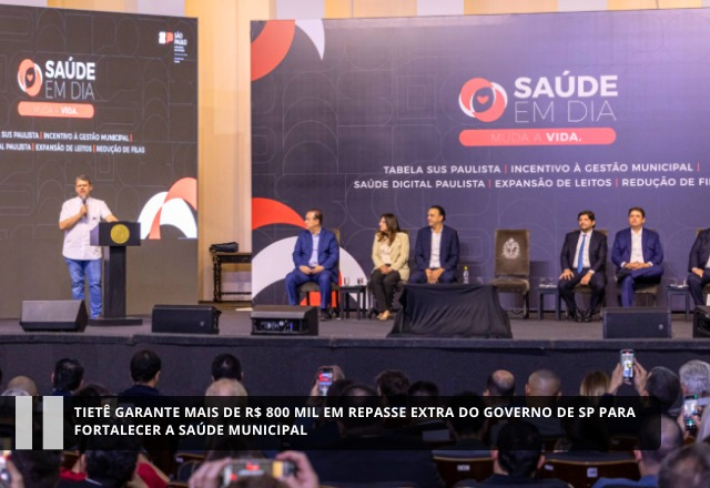 Repasse extra destinado a fortalecer a Saúde dos 645 municípios paulistas