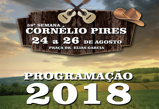 Secretaria de Turismo e Cultura realiza 59ª Semana Cornélio Pires