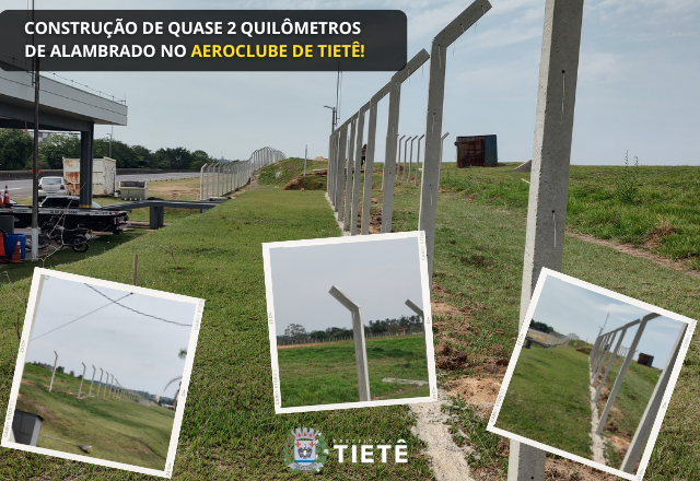QUASE 2 QUILÔMETROS EM ALAMBRADO NO AEROCLUBE DE TIETÊ!