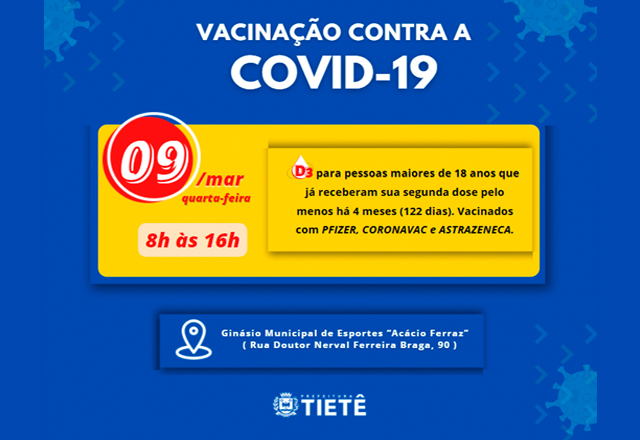 VACINAÇÃO CONTRA A COVID-19
