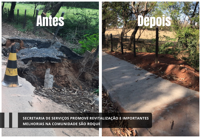 Secretaria de Serviços promove revitalização e importantes melhorias na comunidade São Roque