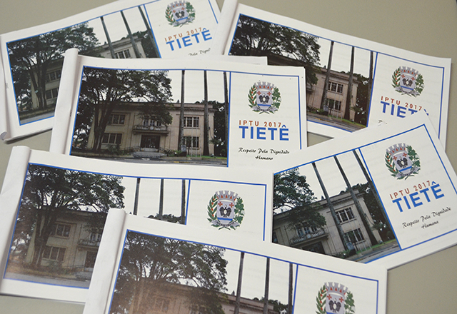 Carnês de IPTU começam a ser entregues em Tietê