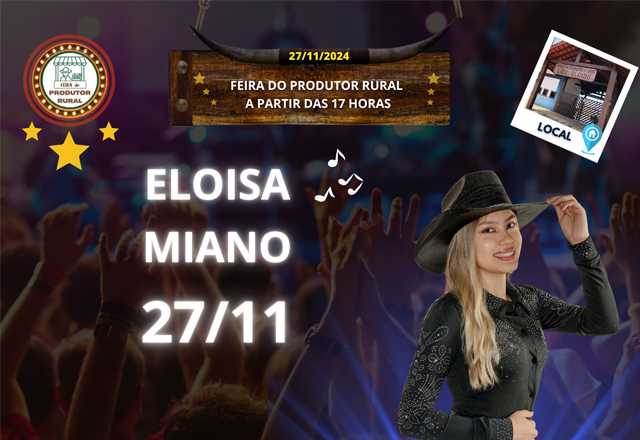 FEIRA DO PRODUTOR RURAL - 27/11
