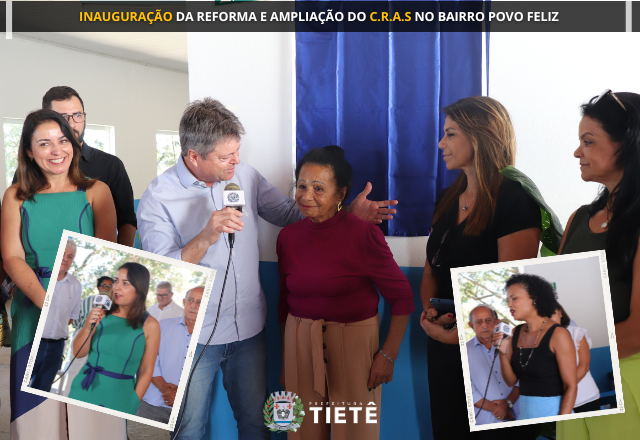 INAUGURAÇÃO DA REFORMA E AMPLIAÇÃO DO CRAS POVO FELIZ