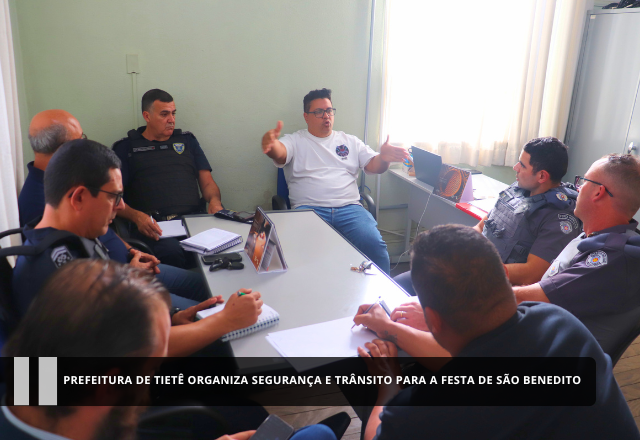 Prefeitura de Tietê organiza segurança e trânsito para a Festa de São Benedito