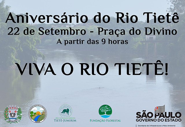 SEMADES promove evento de Aniversário do Rio Tietê