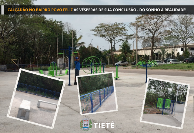 CALÇADÃO DO POVO FELIZ EM CONCLUSÃO!