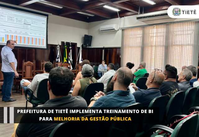 Prefeitura de Tietê Implementa Treinamento de BI para Melhoria da Gestão Pública