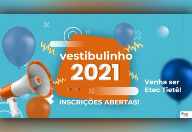 Veja o seu futuro com outros olhos: inscreva-se no Vestibulinho e seja #EtecTiete no 2º semestre!