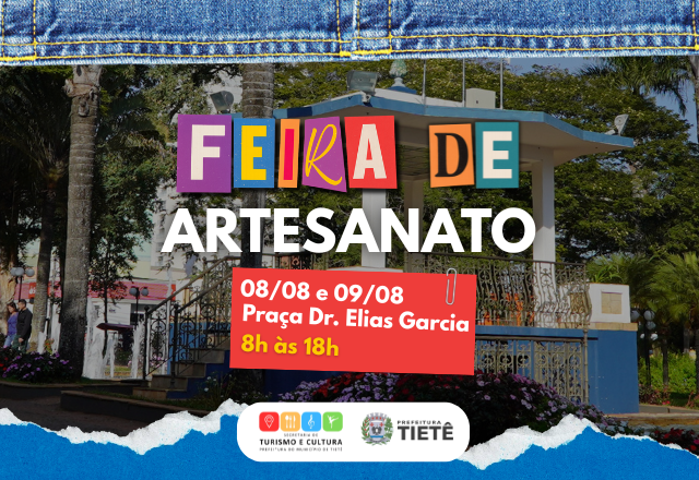 Feira de Artesanato na Praça Dr. Elias Garcia