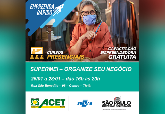 Curso SUPERMEI ORGANIZE SEU NEGÓCIO!
