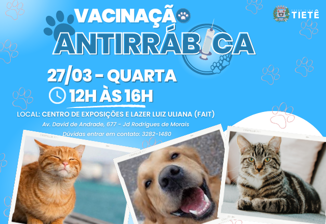 VACINAÇÃO ANTIRRÁBICA - 27/03