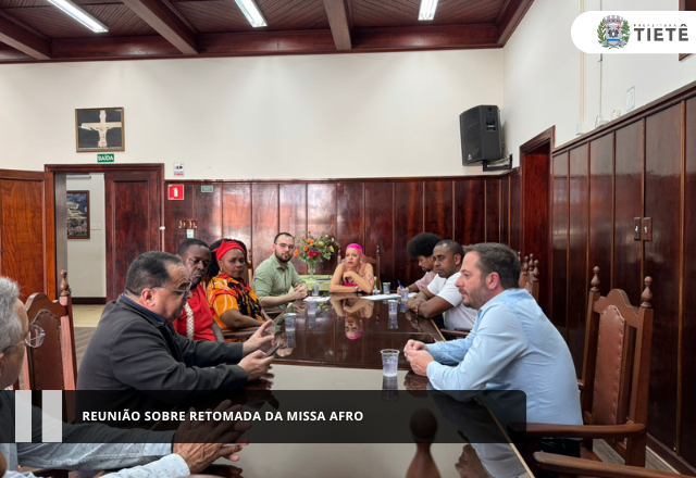 Reunião sobre a retomada da missa afro