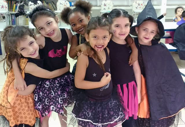 Alunos da rede municipal comemoram o Halloween