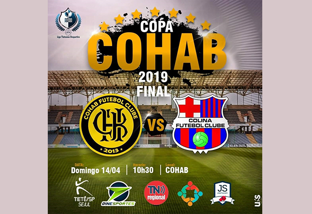 Grande Final da Copa Cohab acontecerá no domingo