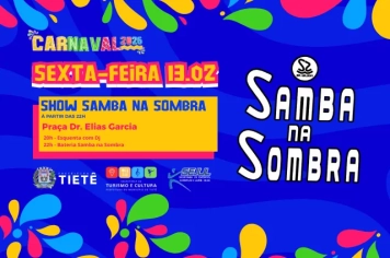 Atração Sexta-Feira 13.02 - Carnaval 2026