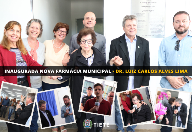 NOVA FARMÁCIA MUNICIPAL É INAUGURADA