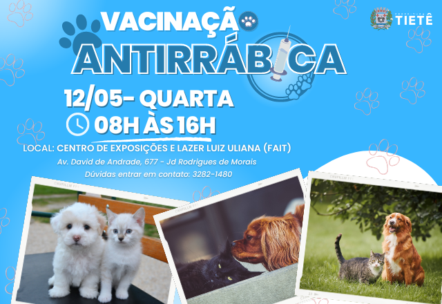 VACINAÇÃO ANTIRRÁBICA- 12/06