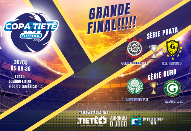 COPA TIETÊ DE FUTEBOL 2025