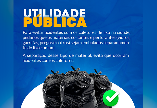 Descarte correto de materiais cortantes e perfurantes