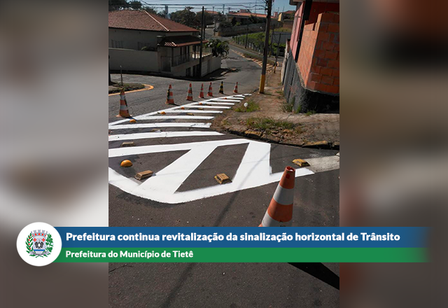 Serviço de revitalização das sinalizações de trânsito horizontais