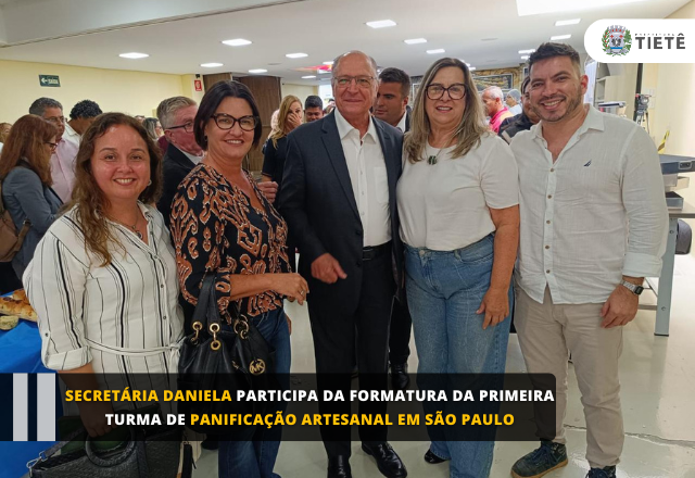 Secretária Daniela Participa da Formatura da Primeira Turma de Panificação Artesanal e Inauguração do Polo em São Paulo