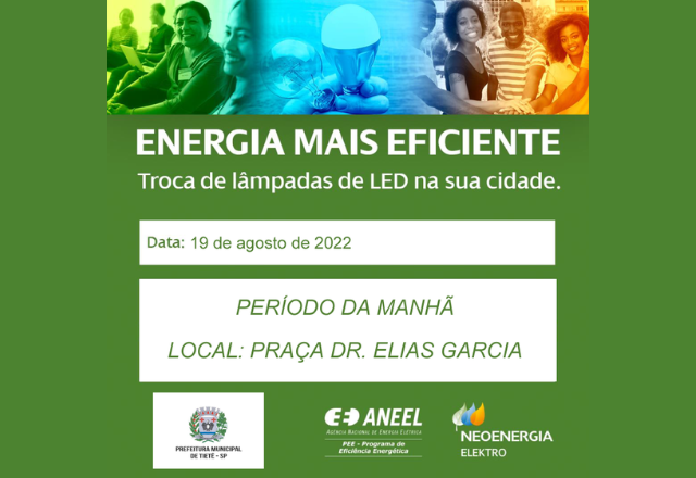 APROVEITE PARA TROCAR SUAS LÂMPADAS