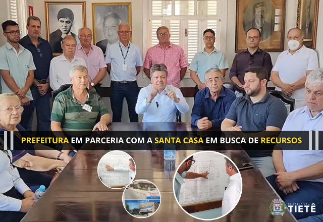 PREFEITURA OFERECE PARCERIA ENTRE MUNICÍPIO E SANTA CASA DE MISERICÓRDIA