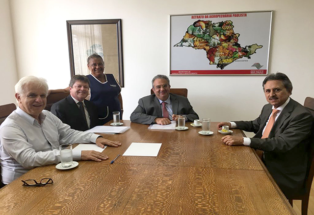 Vlamir visita Secretaria de Estado de Agricultura e Abastecimento