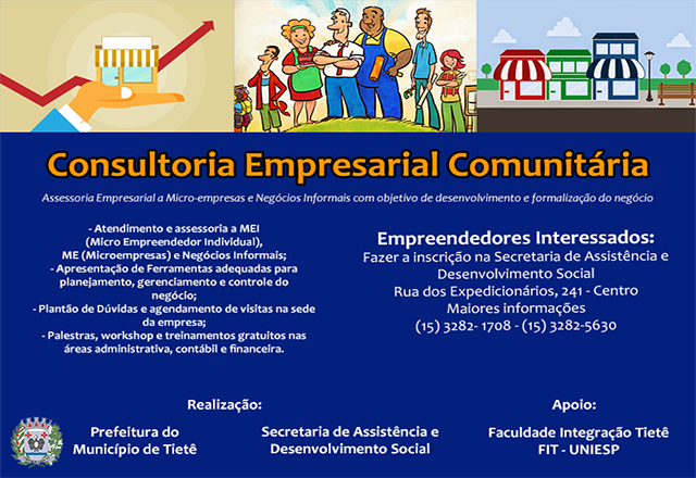 Assistência Social inicia projeto de Consultoria Empresarial Comunitária
